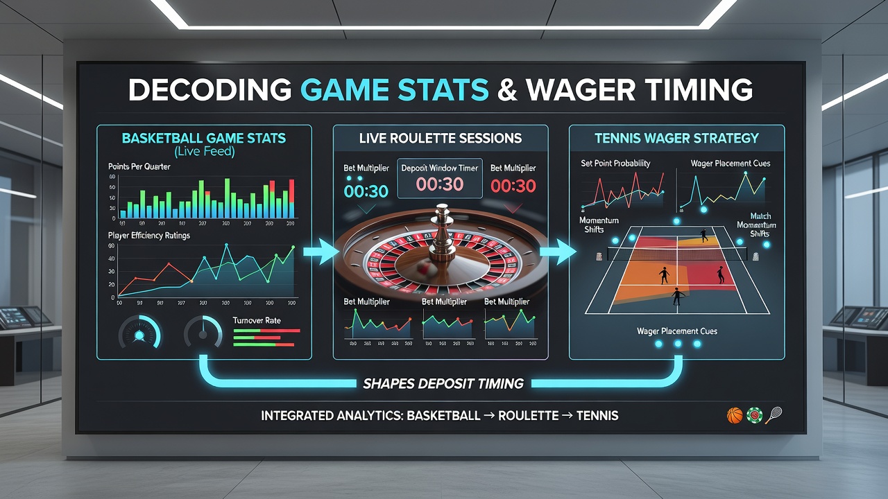 Tennis match data influencing wager adjustments